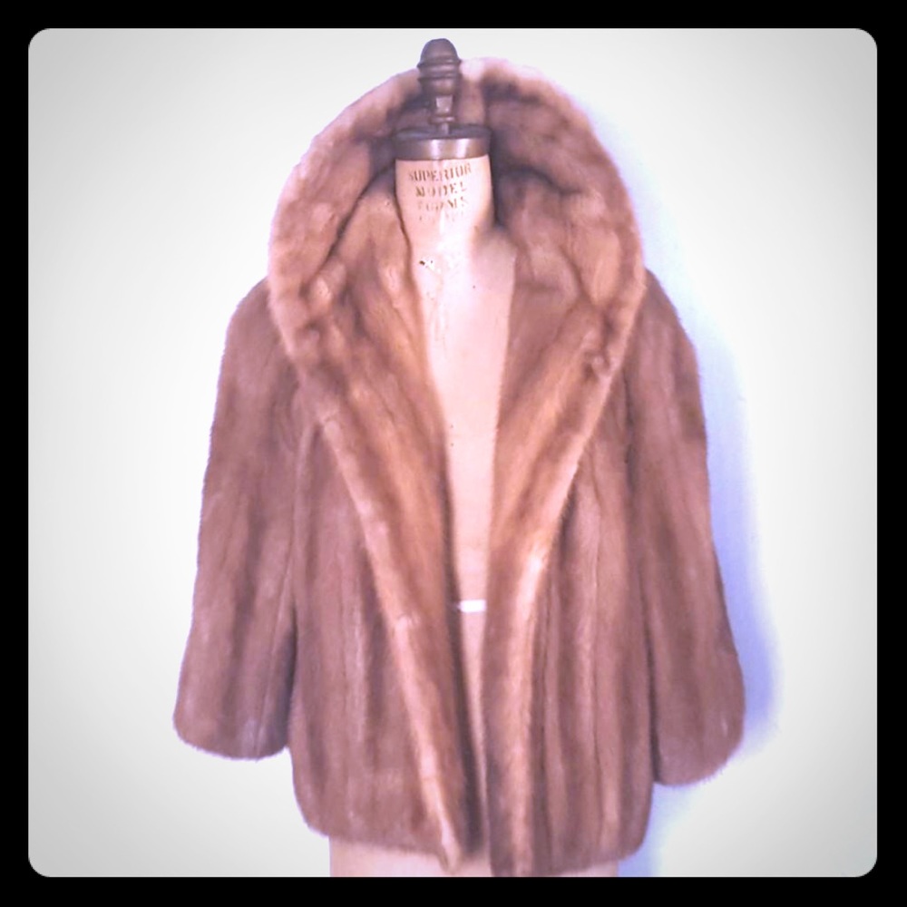 1960s 100% Mink Fur Coat